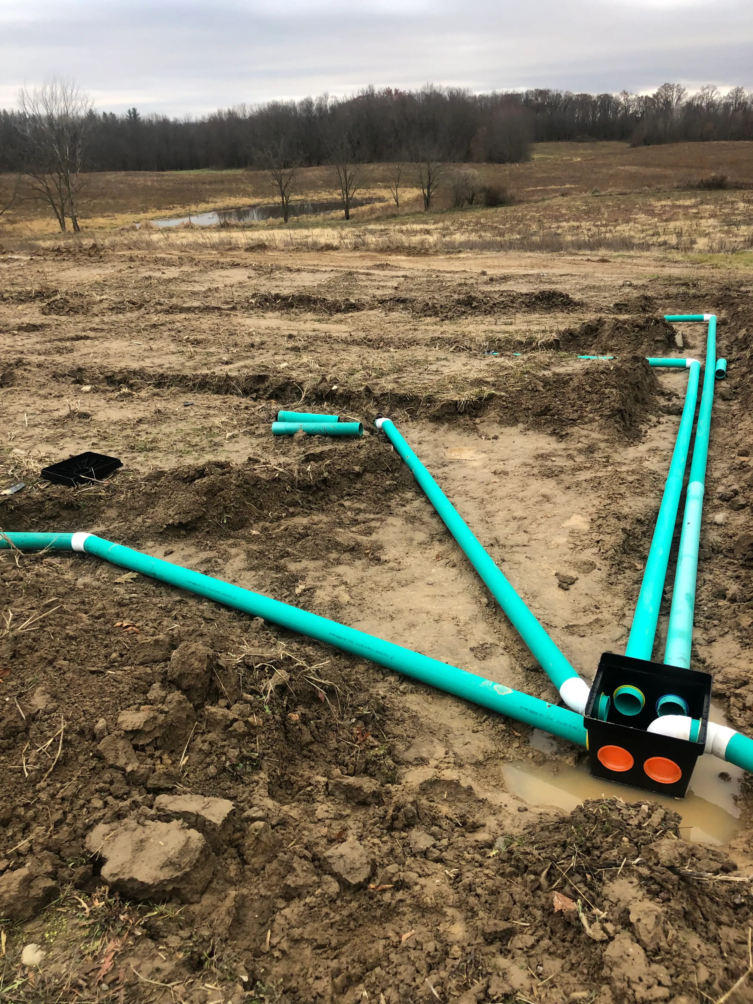 Plumbing rough-in