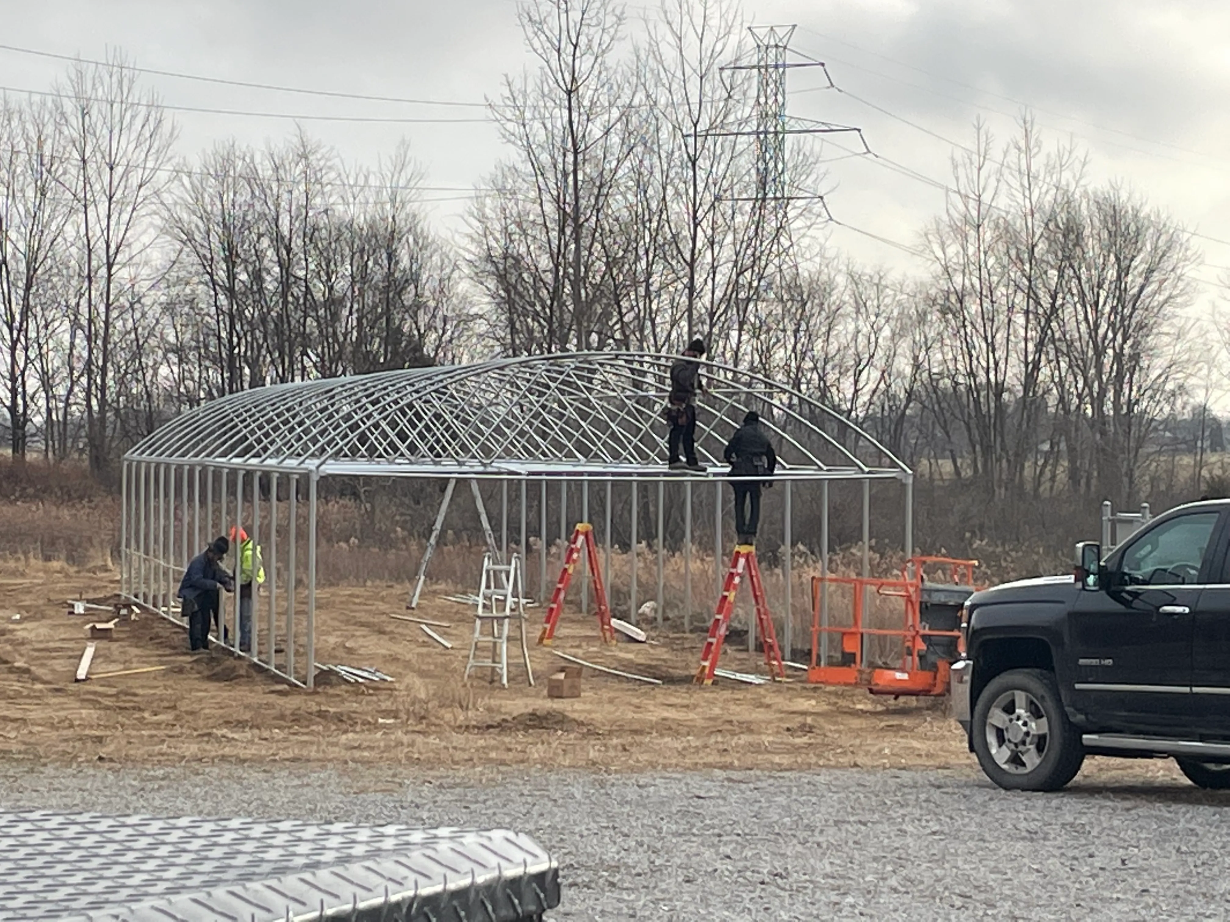Greenhouse frame assembly