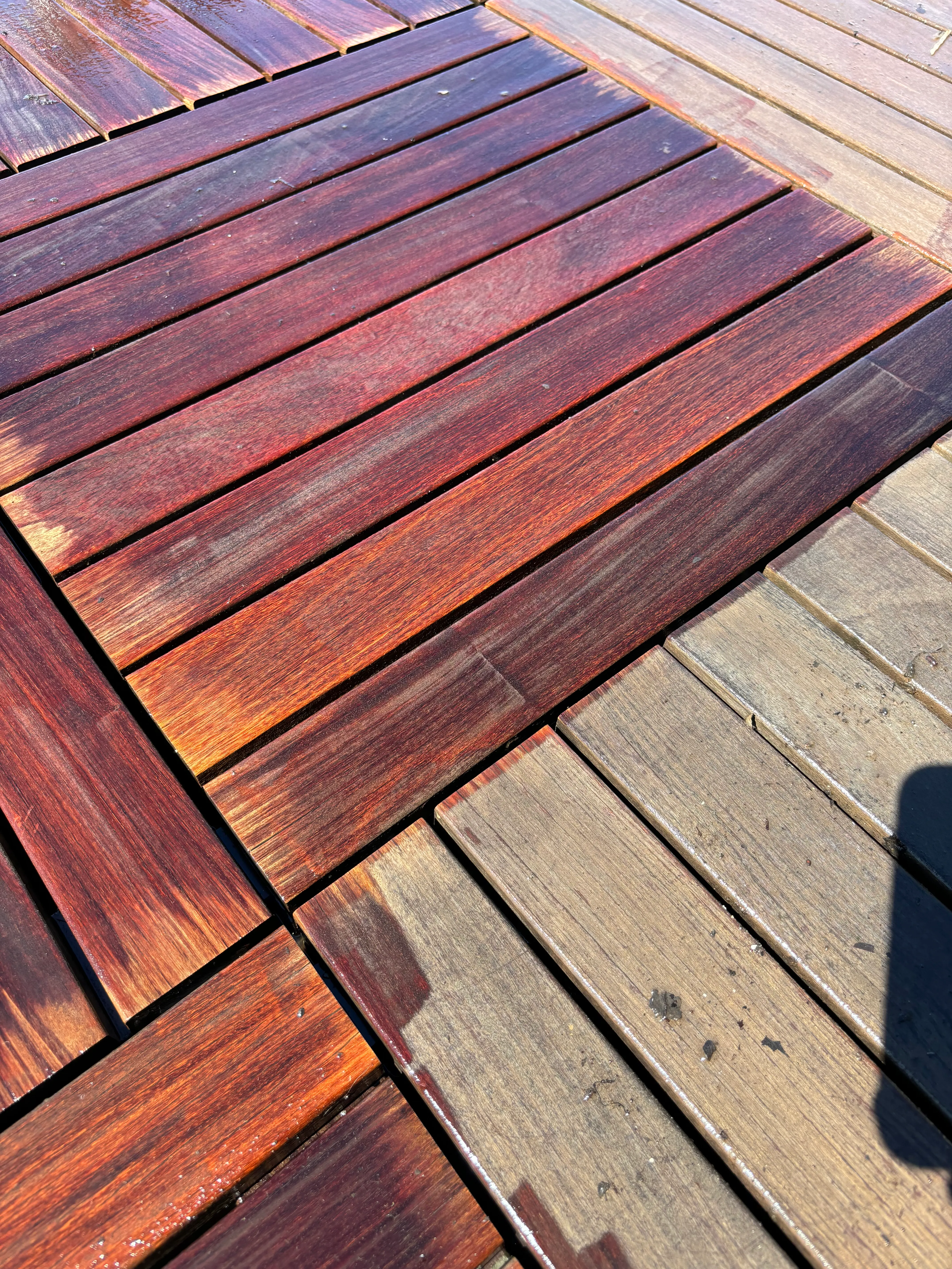 Deck restaining