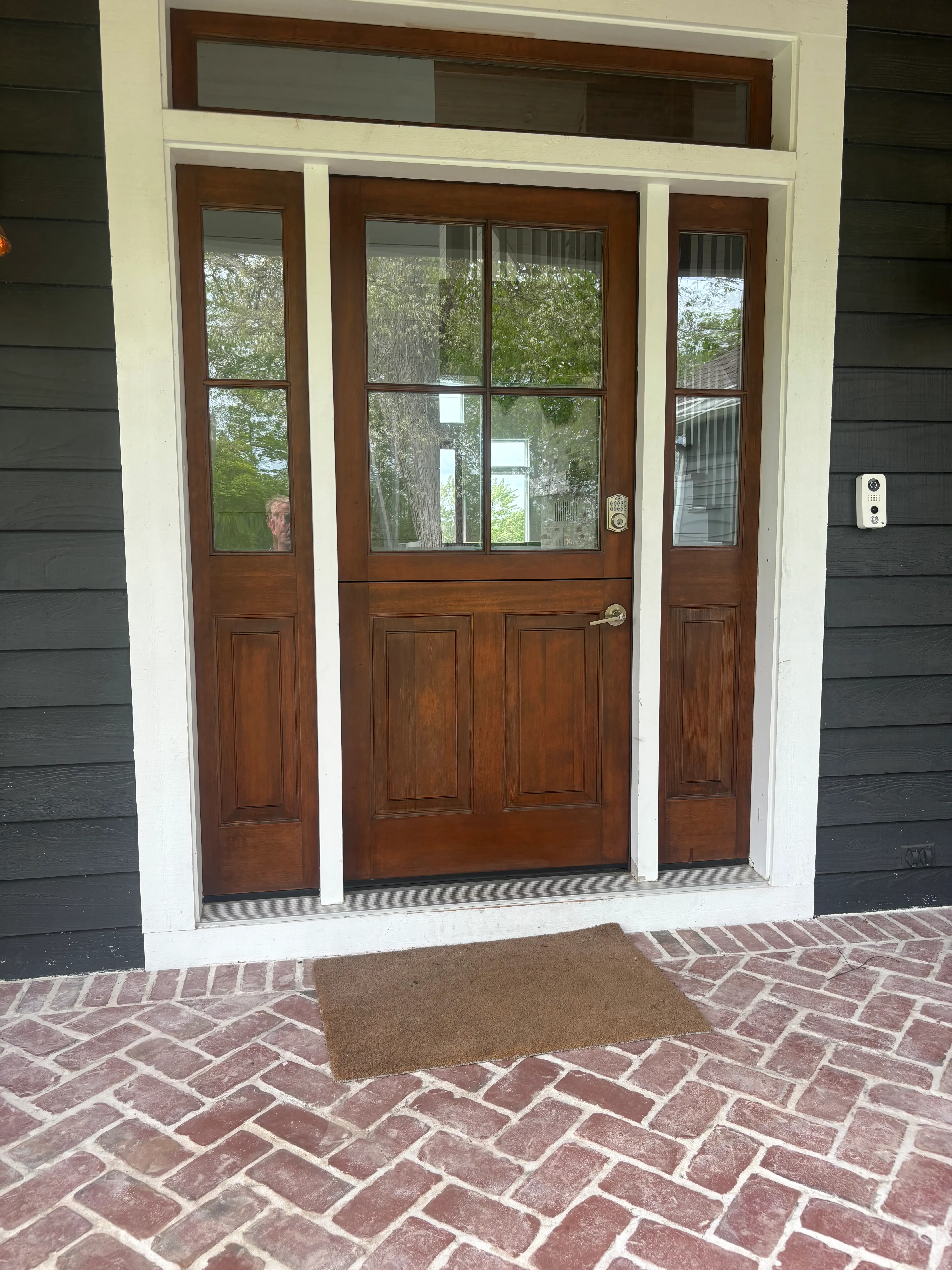 Remodeled entry door