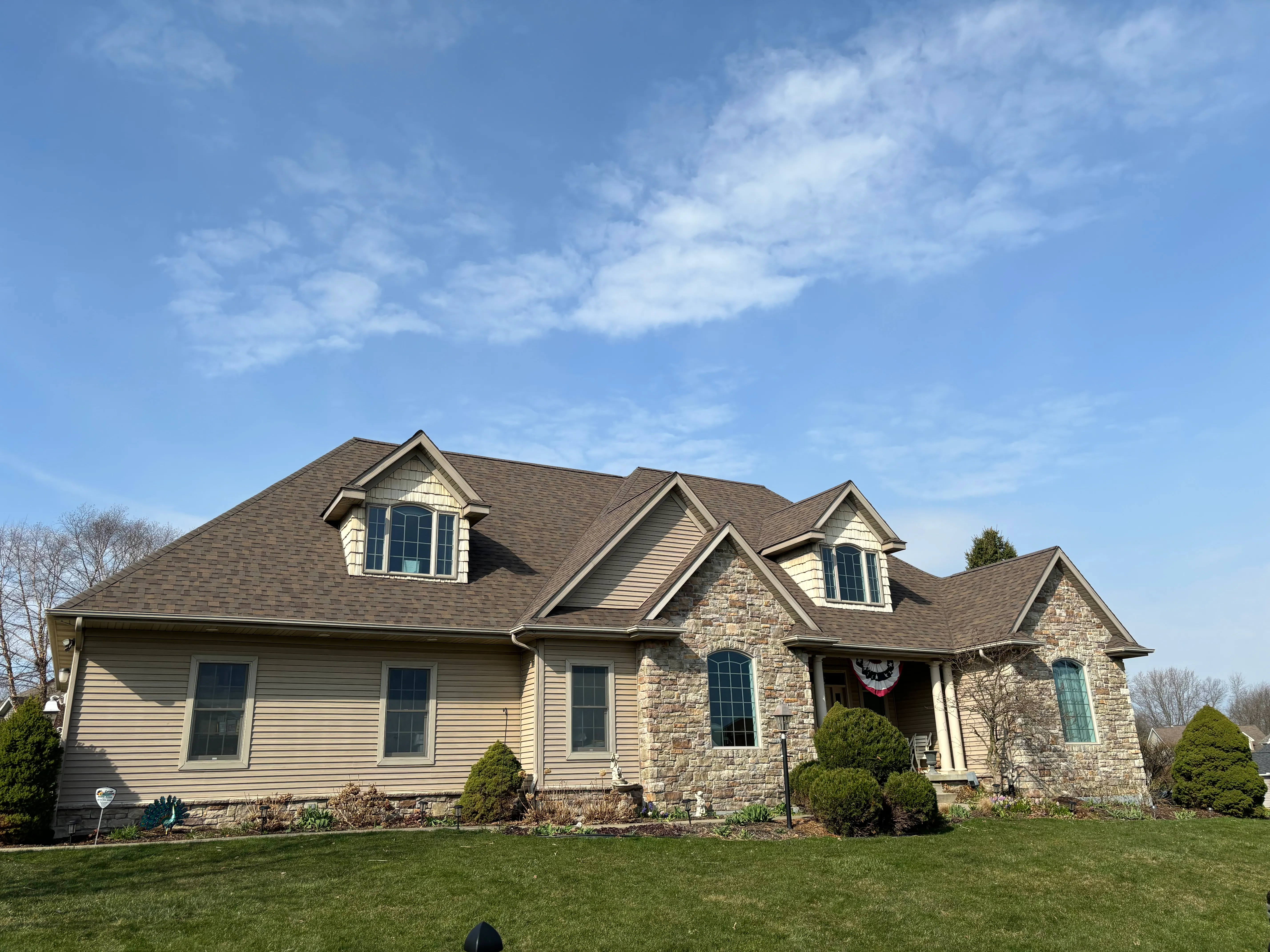 Roofing project by Trier Services